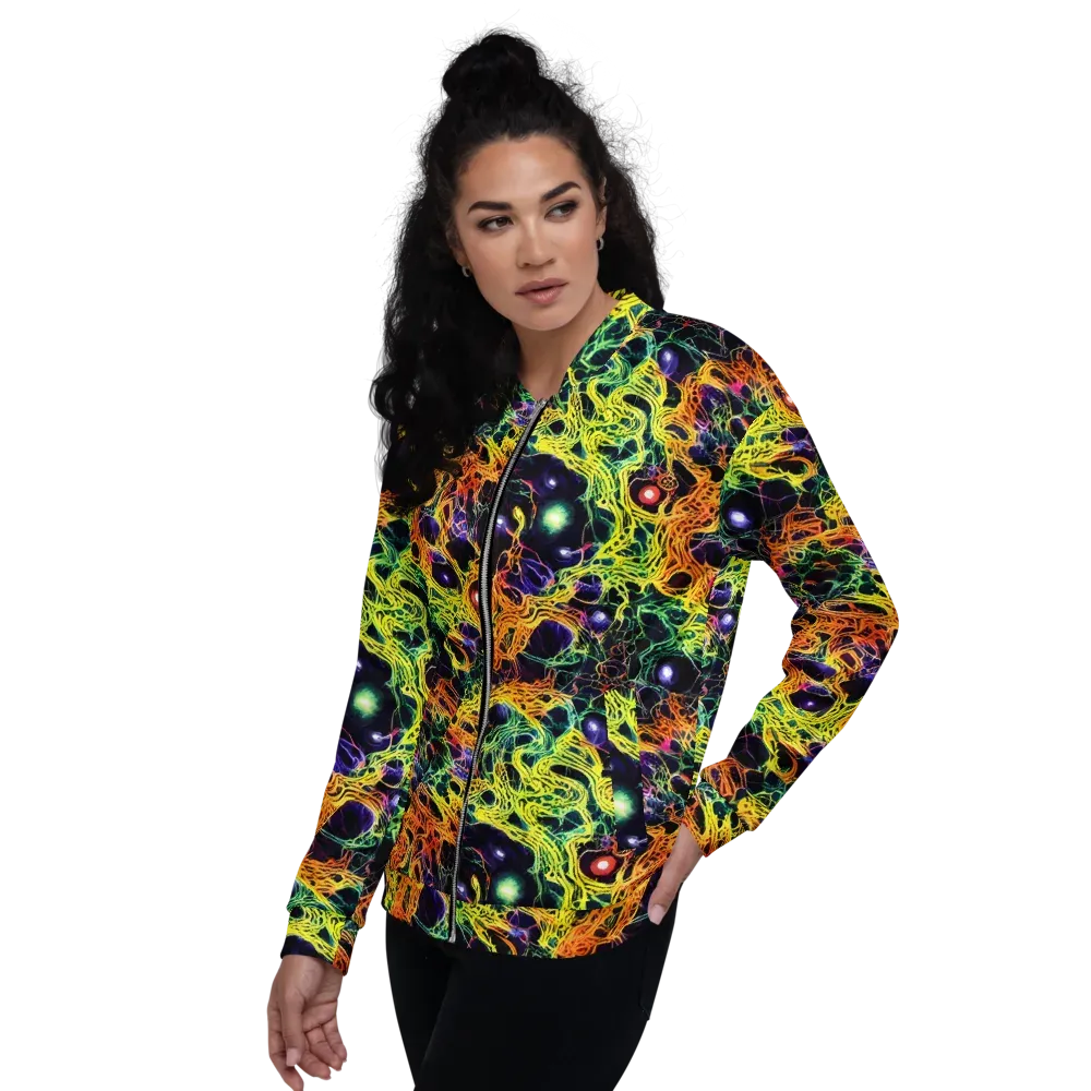 Voltage Veins on Bomber Jacket — Left