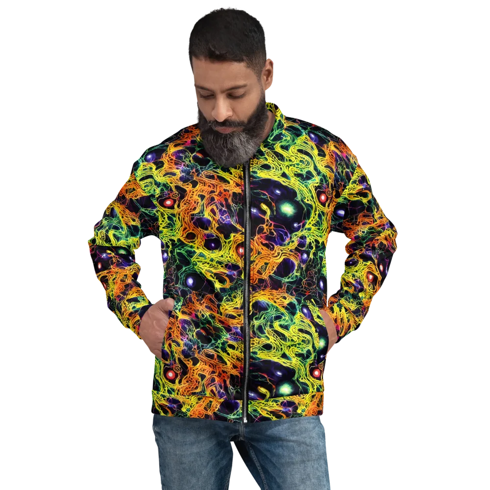 Voltage Veins on Bomber Jacket — Front