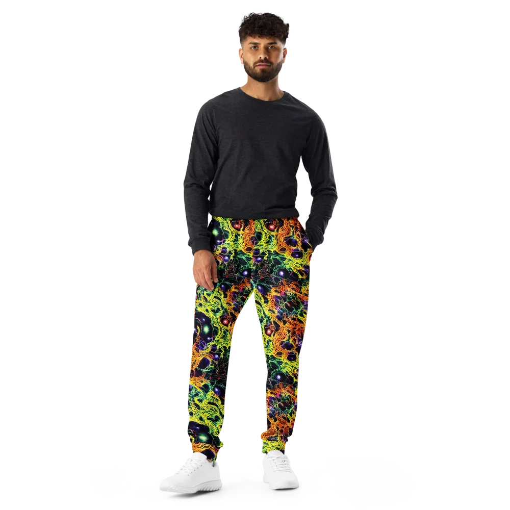 Voltage Veins on Men's Joggers — Front