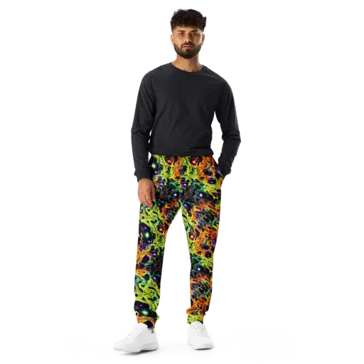 Voltage Veins on a Men's Joggers