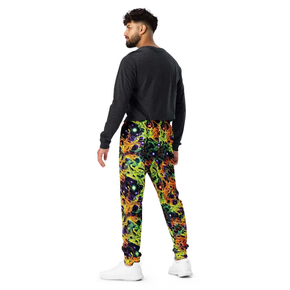 Voltage Veins on Men's Joggers — Back