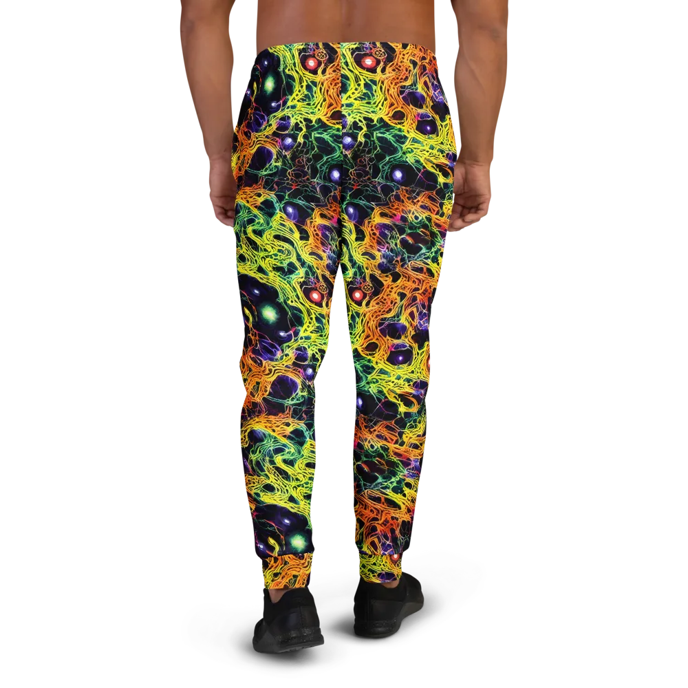 Voltage Veins on Men's Joggers — Back