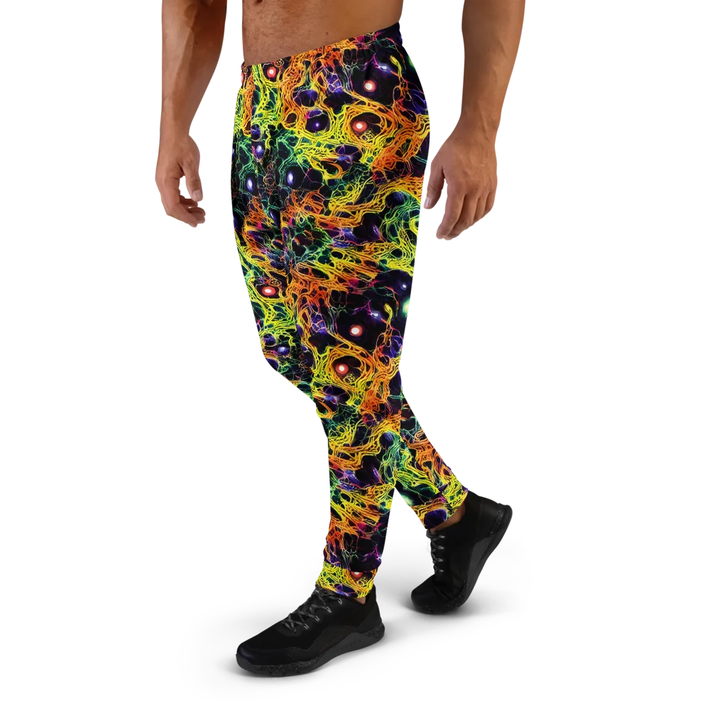 Voltage Veins on Men's Joggers — Left
