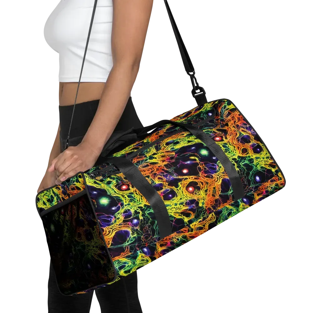 Voltage Veins on Duffle Bag — Front
