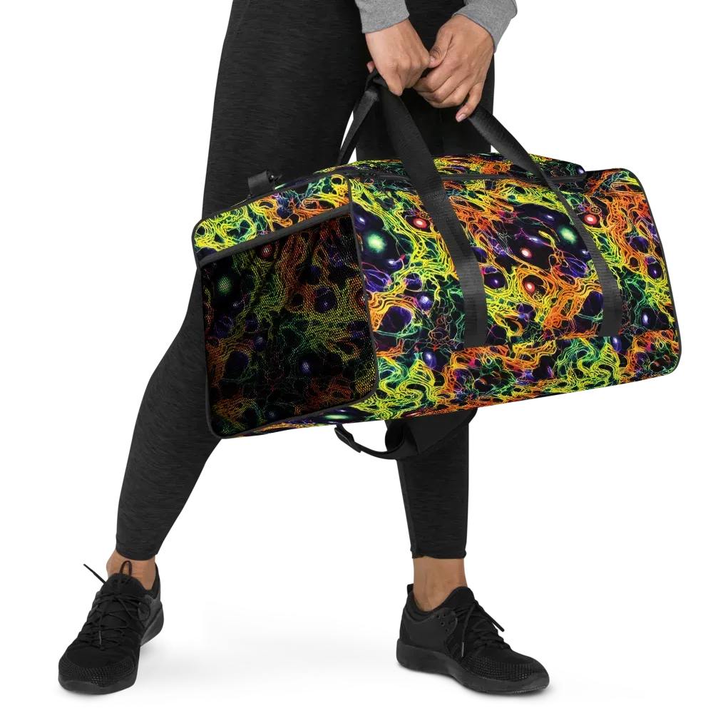 Voltage Veins on Duffle Bag — Right Front