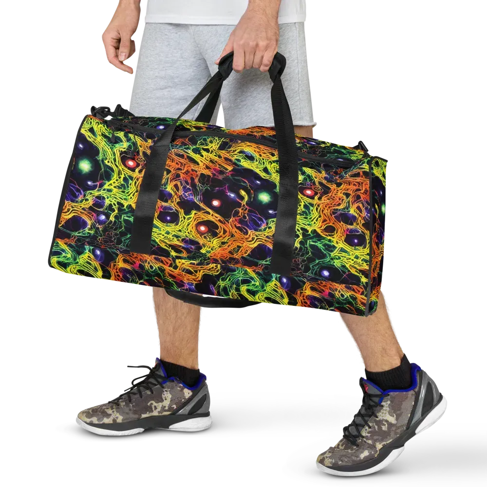 Voltage Veins on Duffle Bag — Front