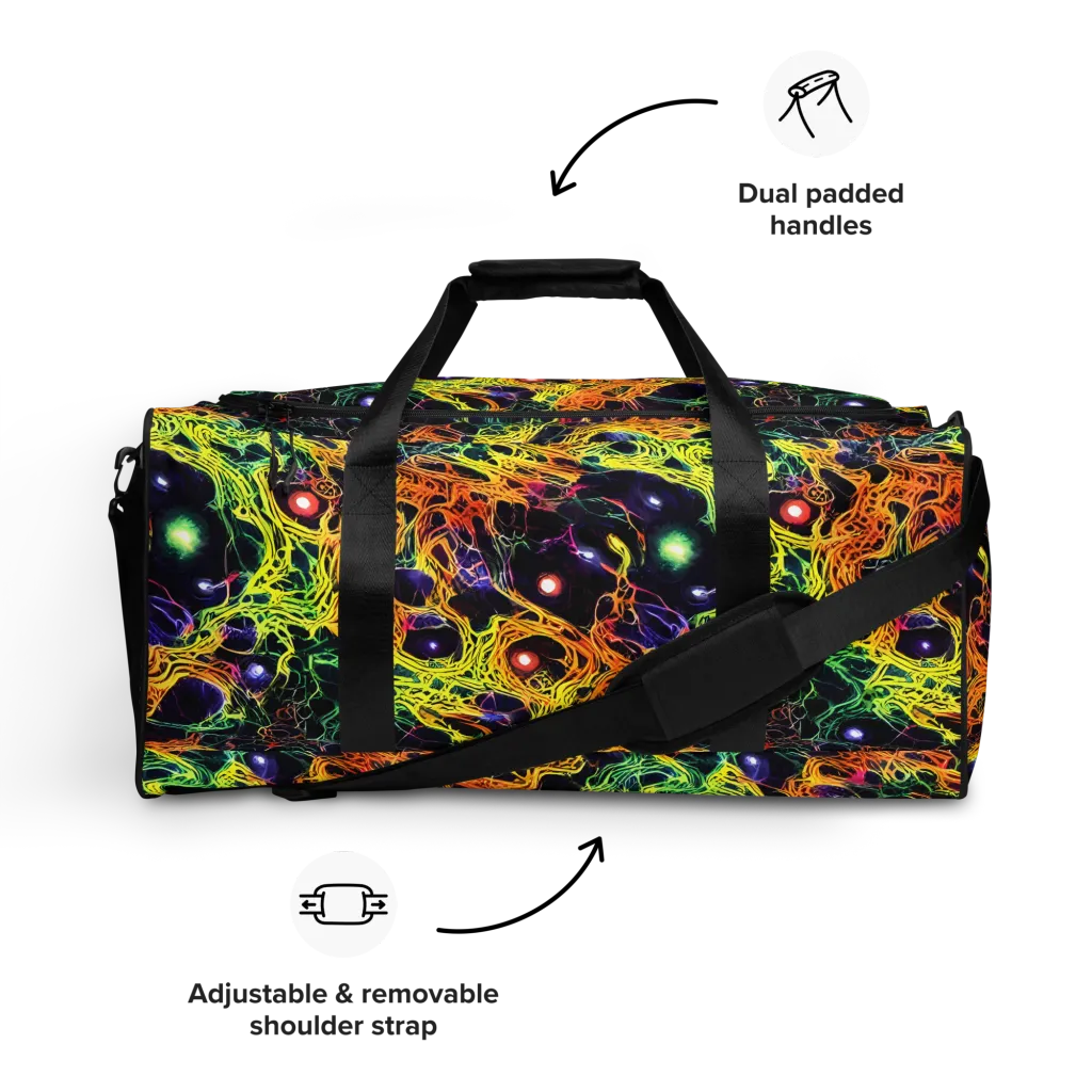 Voltage Veins on Duffle Bag — Front
