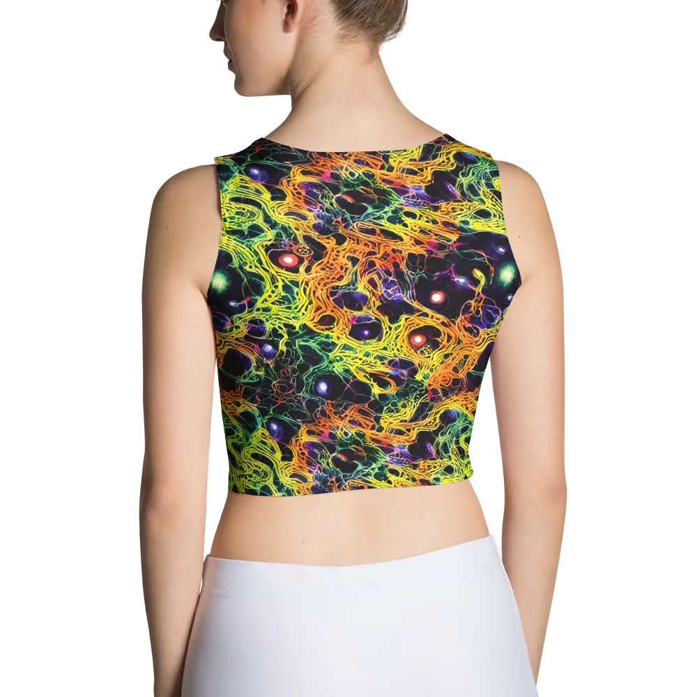 Voltage Veins on Crop Top — Back