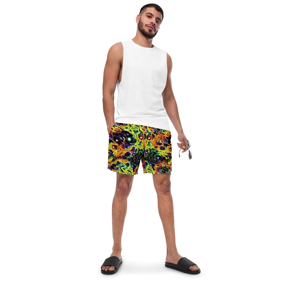Voltage Veins on Swim Trunks — Front