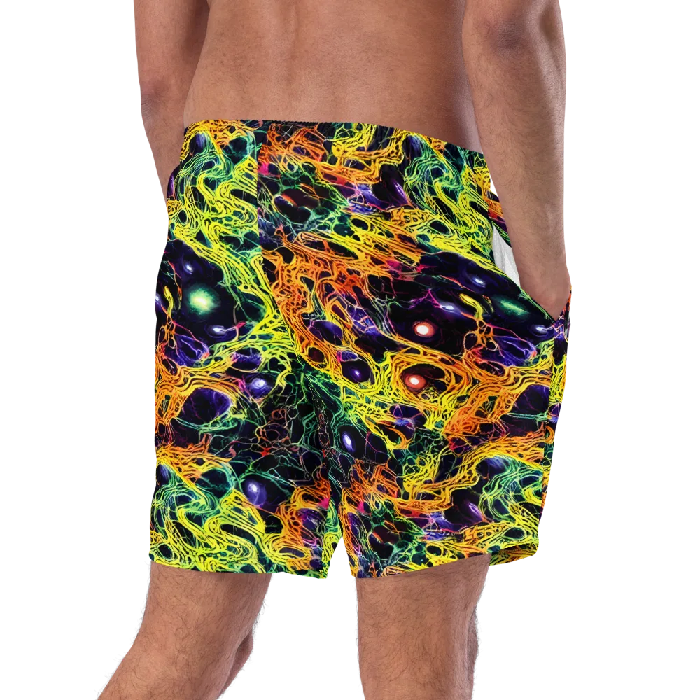 Voltage Veins on Swim Trunks — Right Back