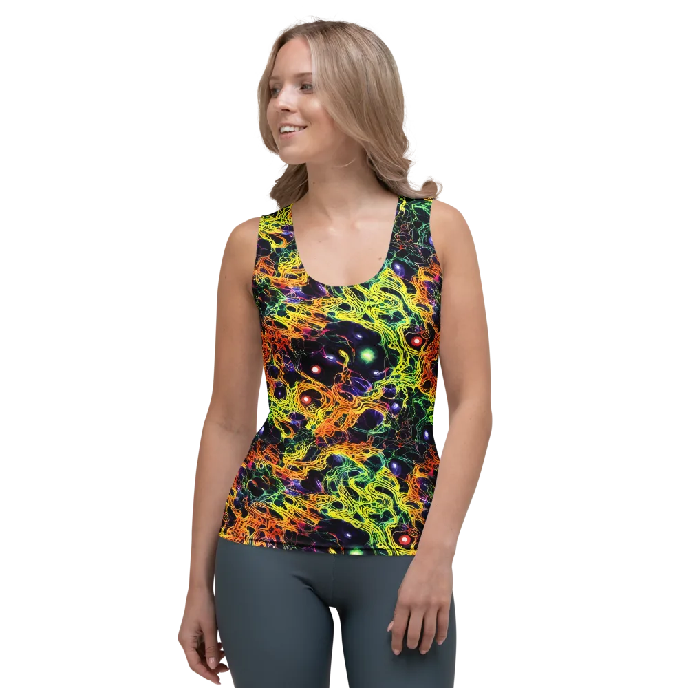 Voltage Veins on Women's Tank Top — Front