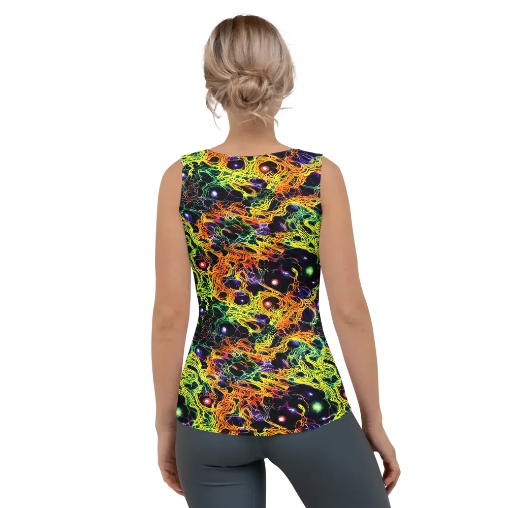 Voltage Veins on Women's Tank Top — Back