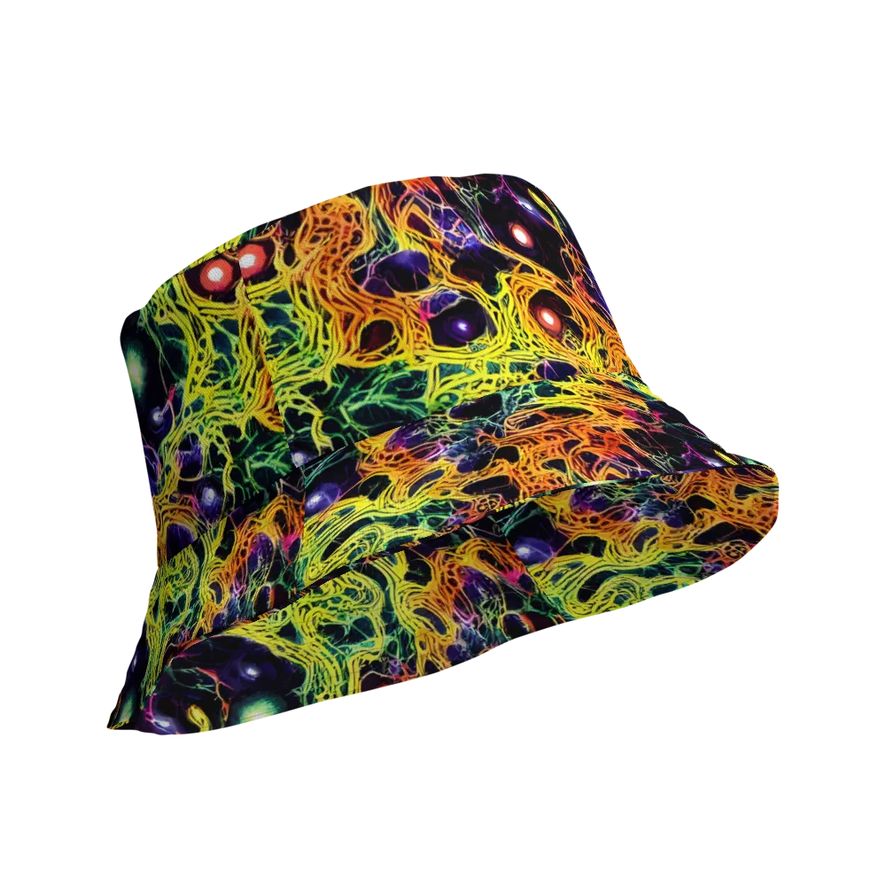 Voltage Veins on Reversible Bucket Hat — Product details Outside