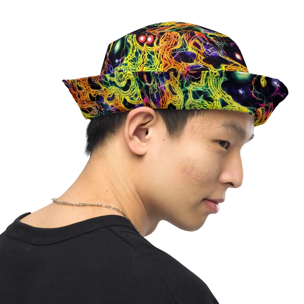Voltage Veins on Reversible Bucket Hat — Right Outside