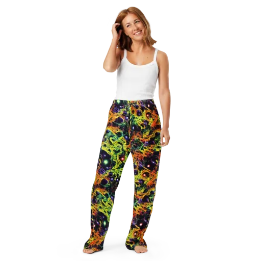 Voltage Veins on a Women's Pajama Pants