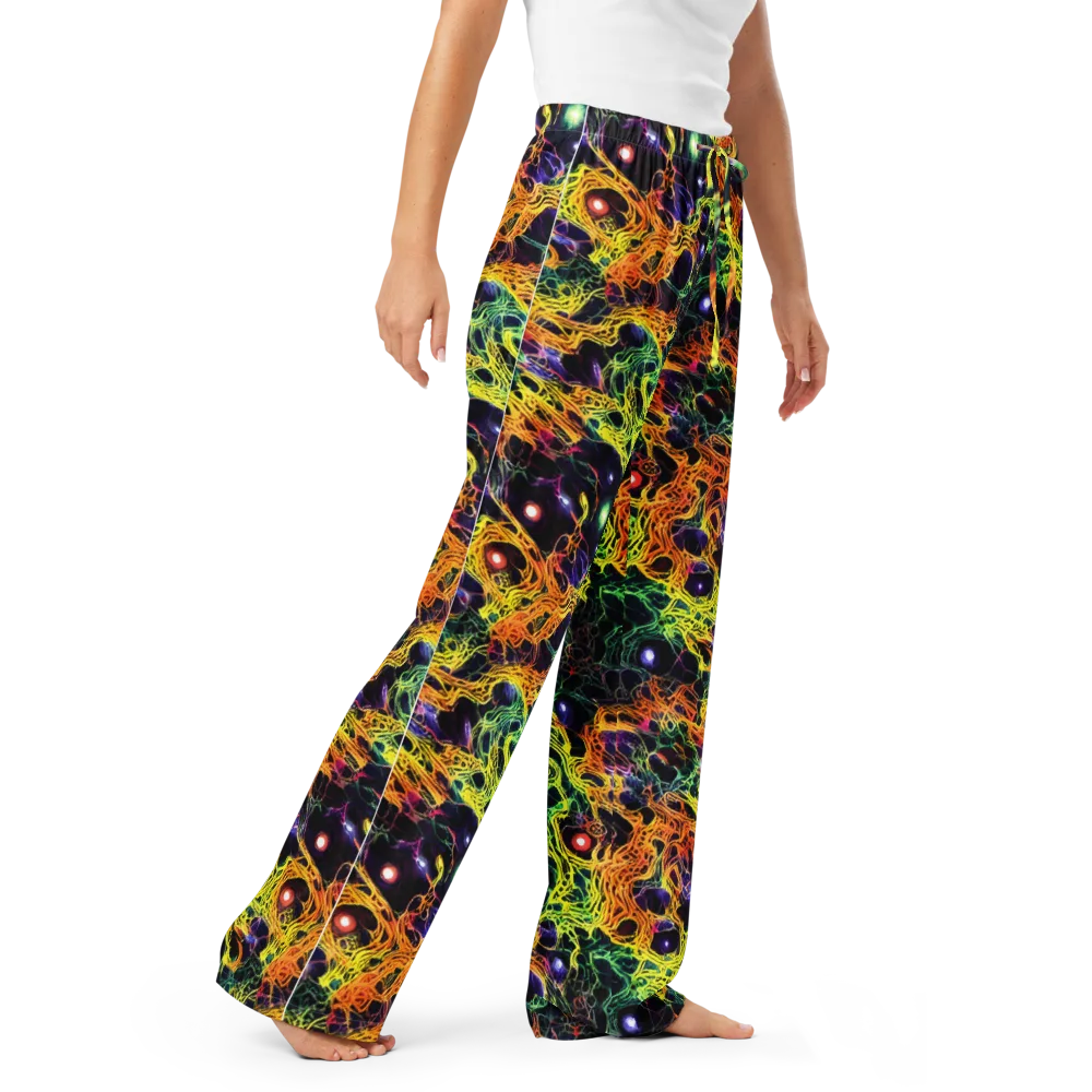 Voltage Veins on Women's Pajama Pants — Right Front