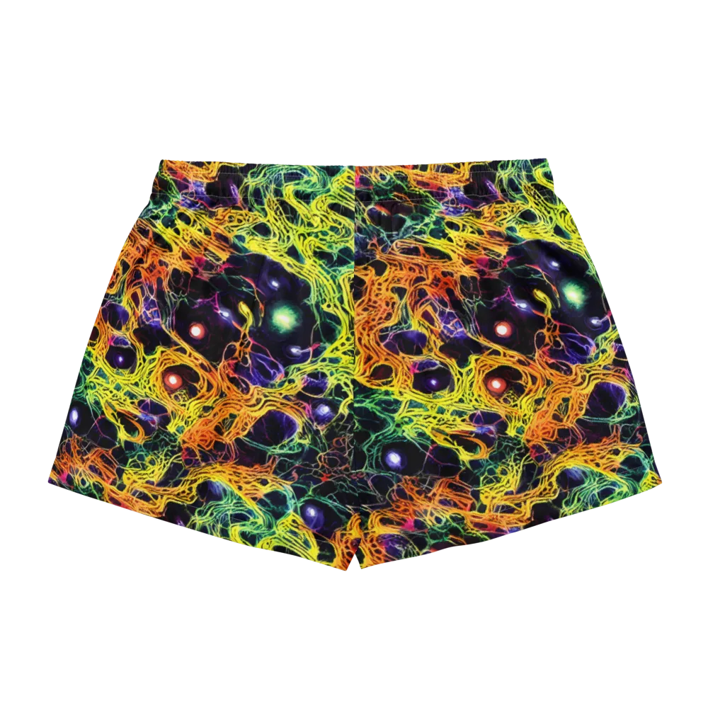 Voltage Veins on Women's Pajama Shorts — Back