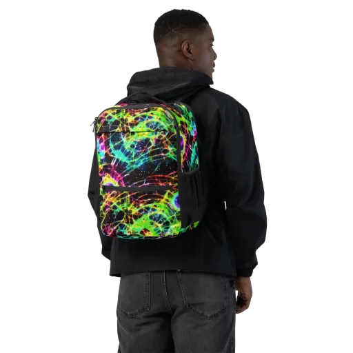 Galactic Tangled Light on a Utility Backpack
