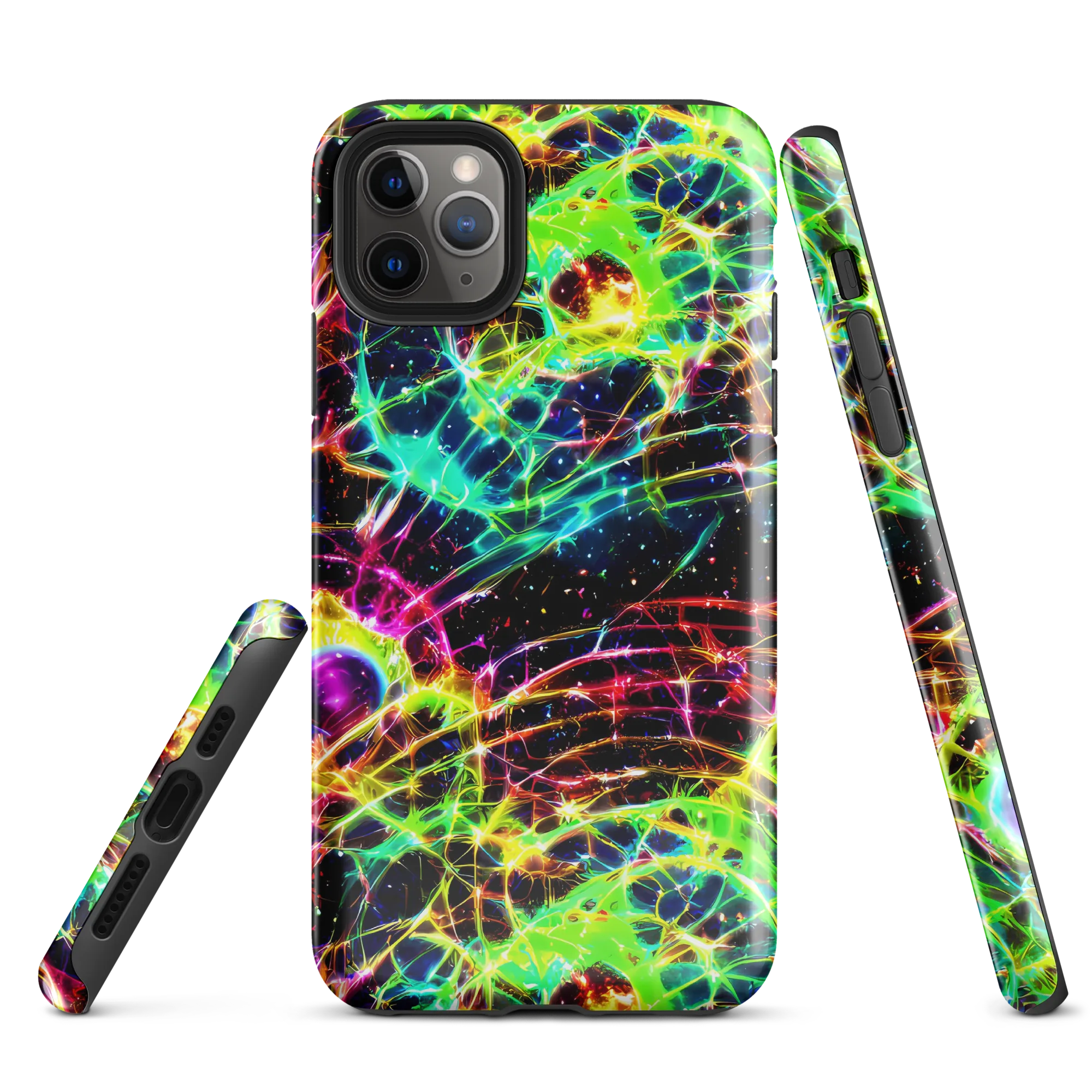 Galactic Tangled Light on Tough Case for iPhone® — Front
