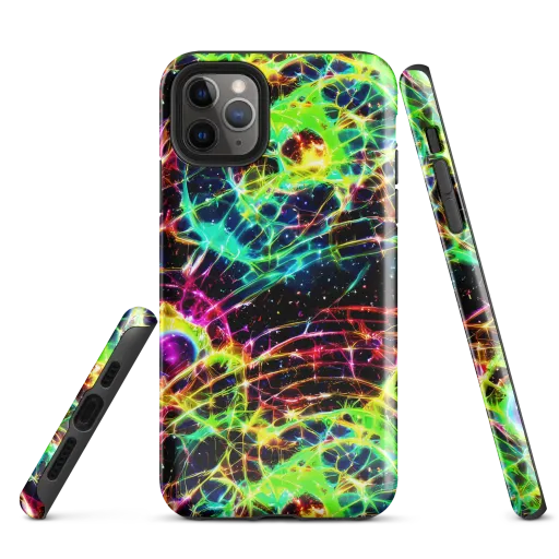 Galactic Tangled Light on a Tough Case for iPhone®