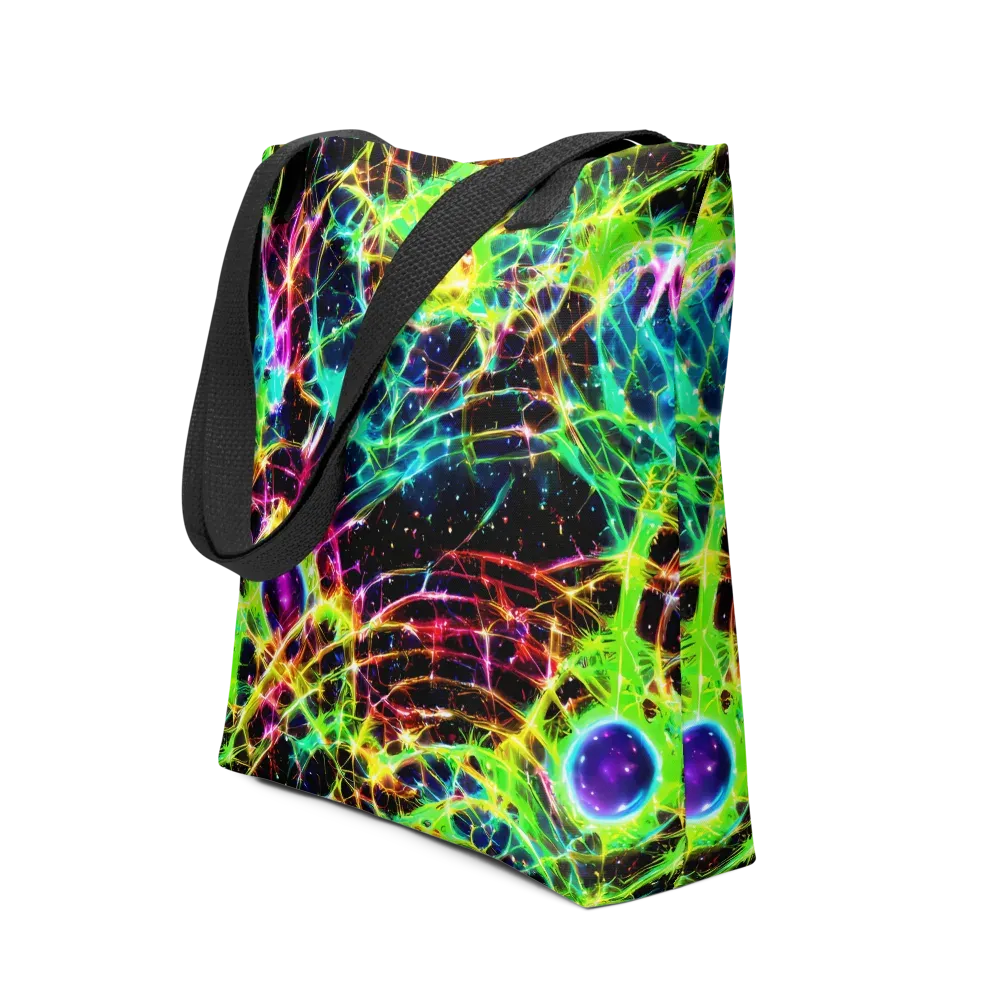 Galactic Tangled Light on Tote Bag — Front