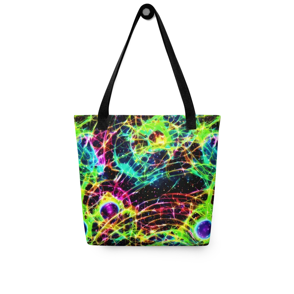 Galactic Tangled Light on Tote Bag — Front