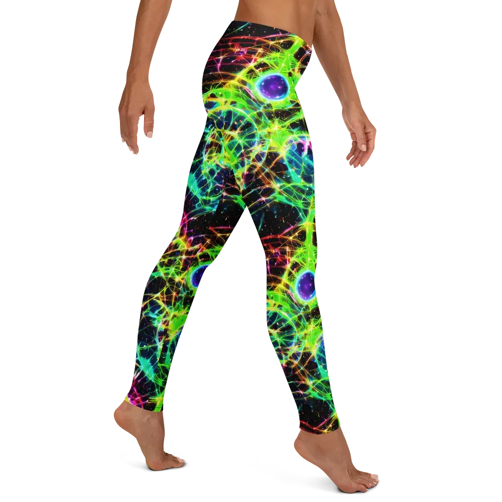 Galactic Tangled Light on Leggings — Right