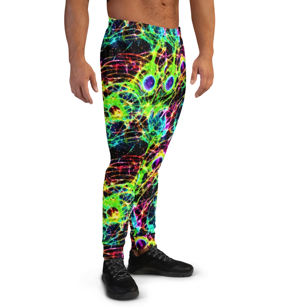 Galactic Tangled Light on Men's Joggers — Right
