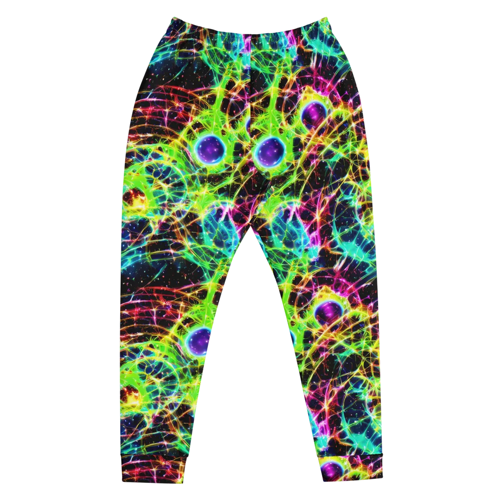 Galactic Tangled Light on Men's Joggers — Front