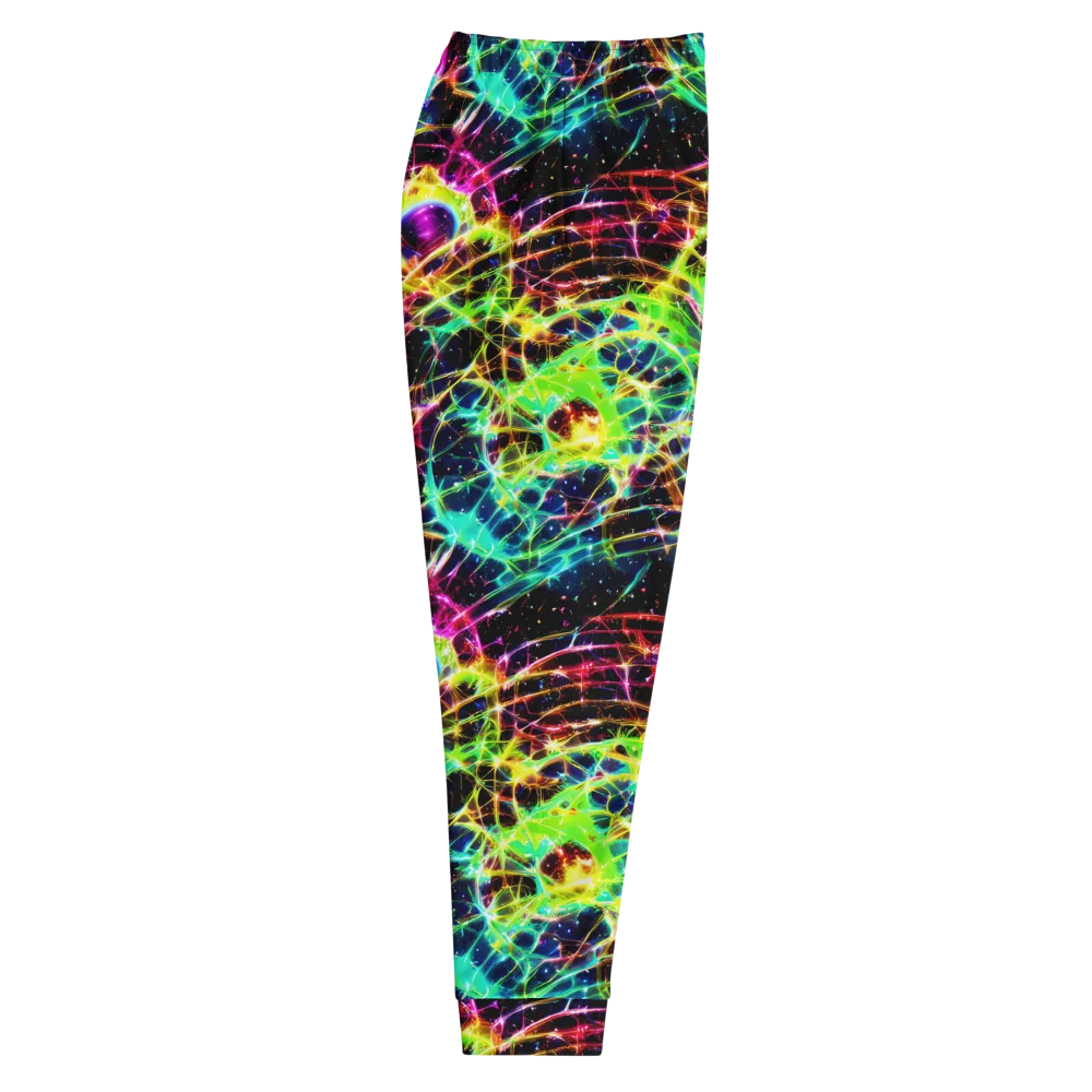 Galactic Tangled Light on Men's Joggers — Right