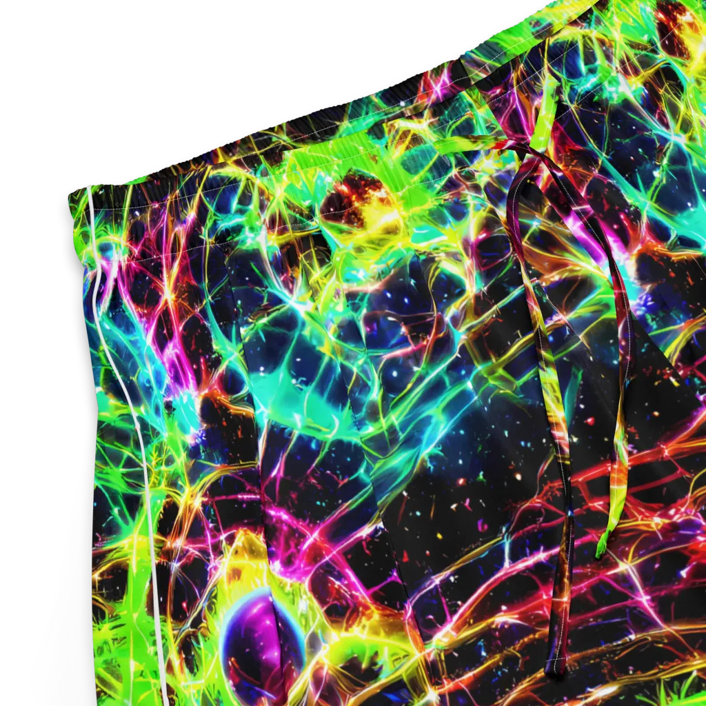 Galactic Tangled Light on Women's Pajama Shorts — Product details