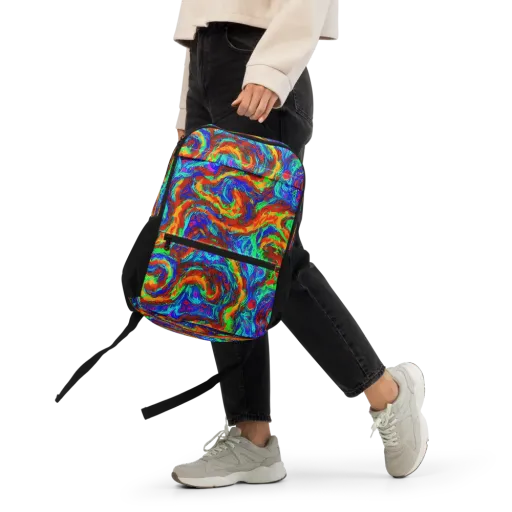 The Chromatic Rush on a Utility Backpack