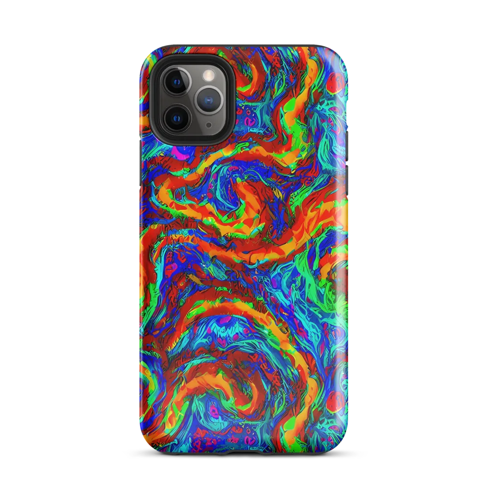 The Chromatic Rush on Tough Case for iPhone® — Front