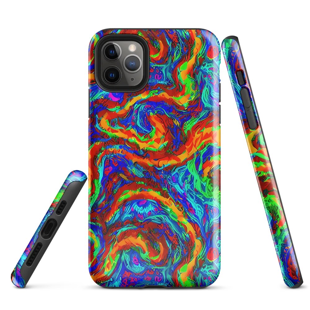 The Chromatic Rush on Tough Case for iPhone® — Front