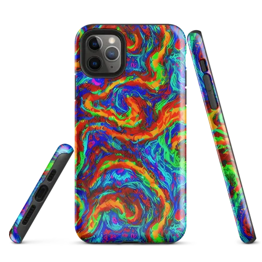 The Chromatic Rush on a Tough Case for iPhone®