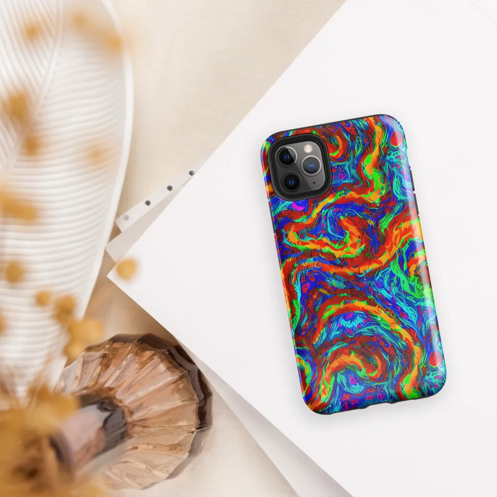 The Chromatic Rush on Tough Case for iPhone® — Front