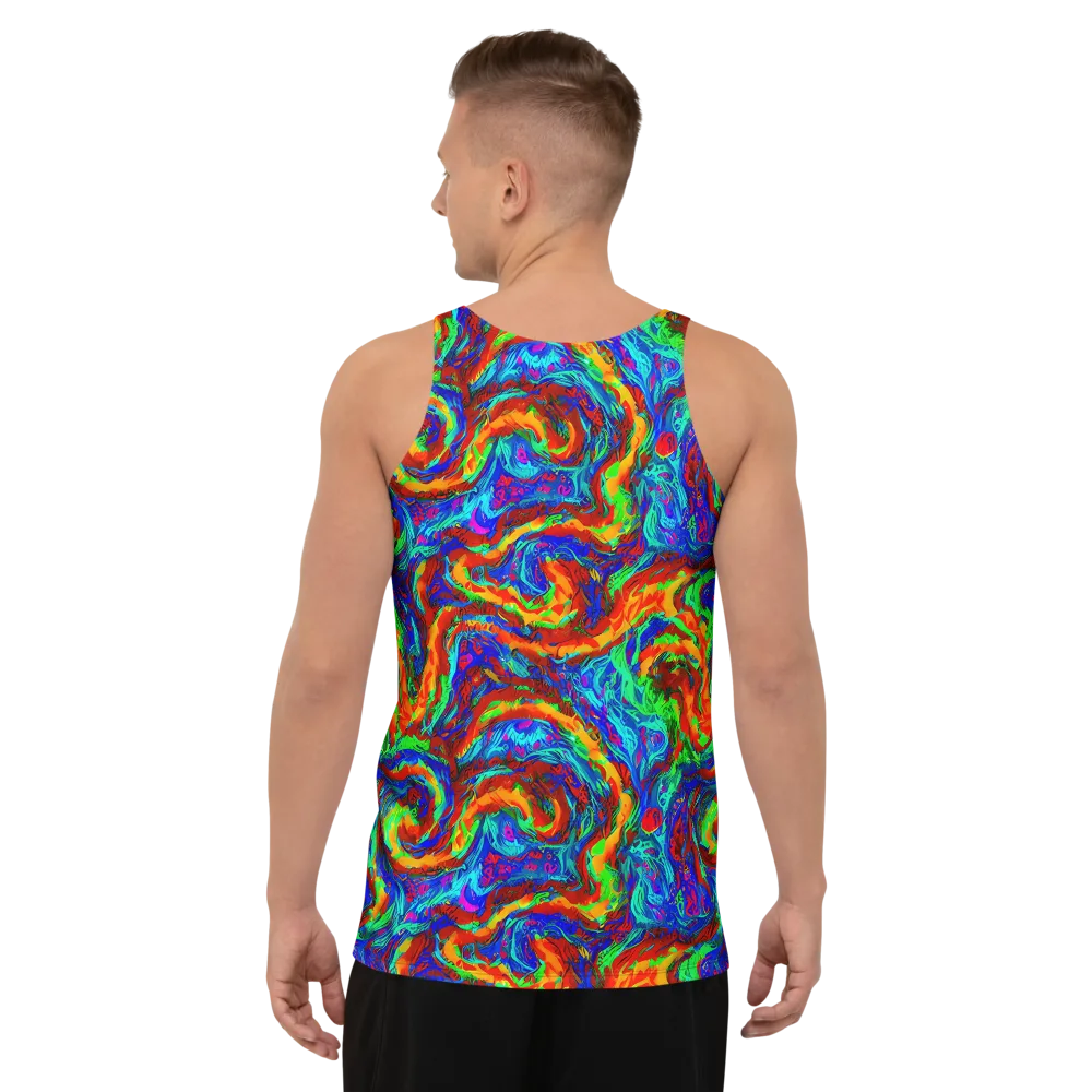 The Chromatic Rush on Men's Tank Top — Back