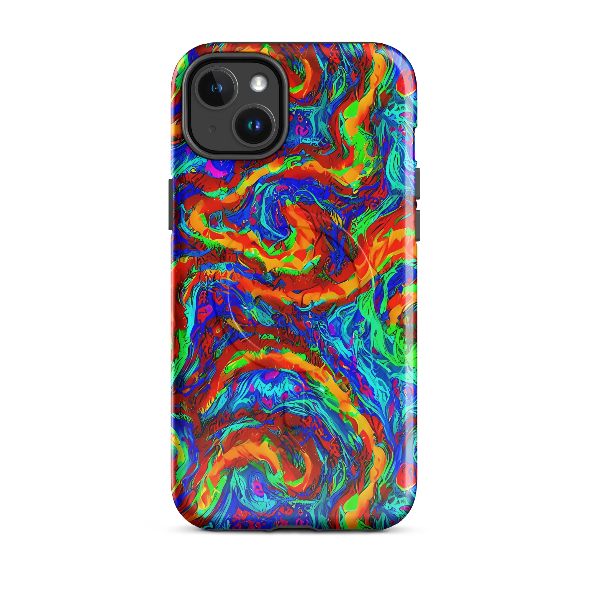 The Chromatic Rush on MagSafe Tough Case for iPhone® — Front