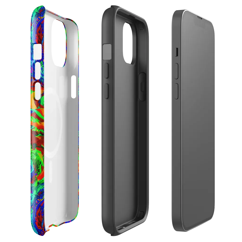 The Chromatic Rush on MagSafe Tough Case for iPhone® — Front