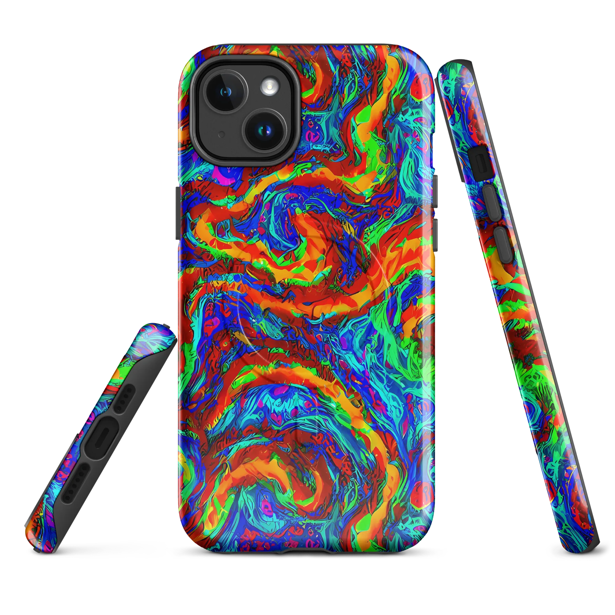 The Chromatic Rush on MagSafe Tough Case for iPhone® — Front