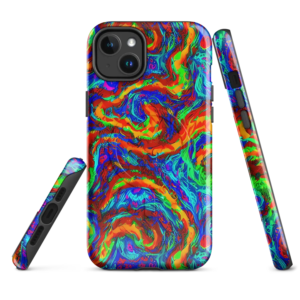 The Chromatic Rush on MagSafe Tough Case for iPhone® — Front