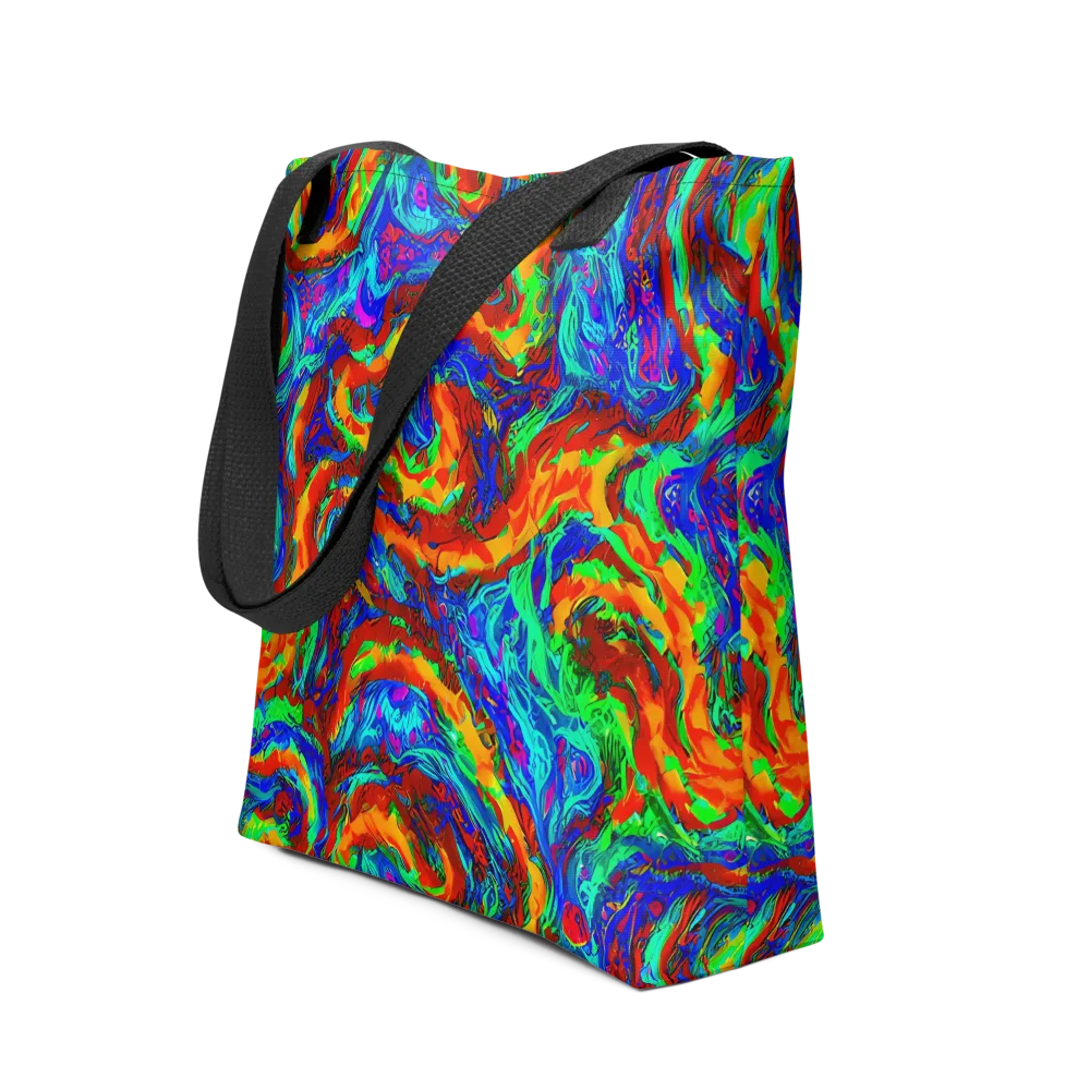 The Chromatic Rush on Tote Bag — Front