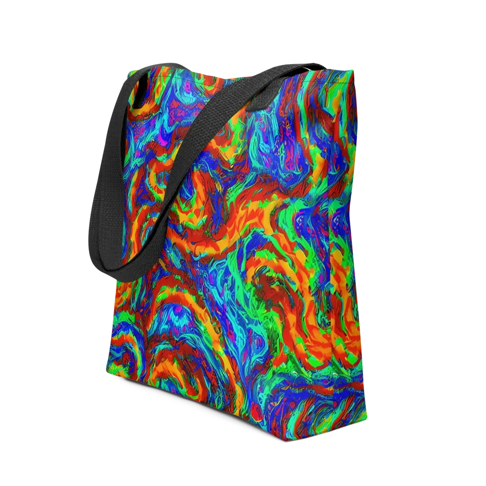 The Chromatic Rush on Tote Bag — Front