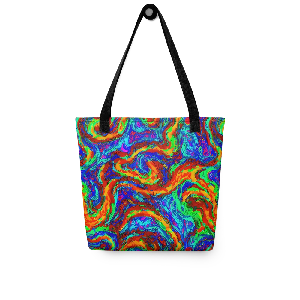 The Chromatic Rush on Tote Bag — Front