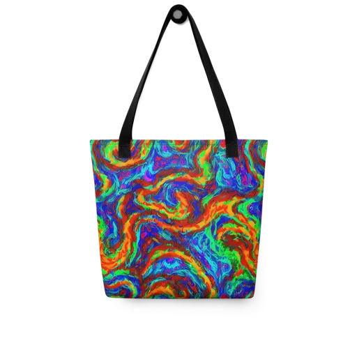 The Chromatic Rush on a Tote Bag