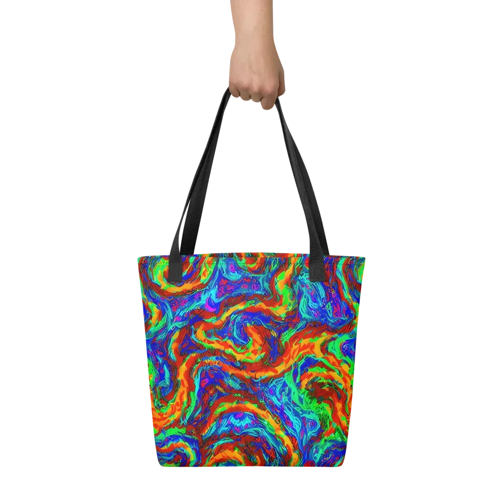 The Chromatic Rush on Tote Bag — Front