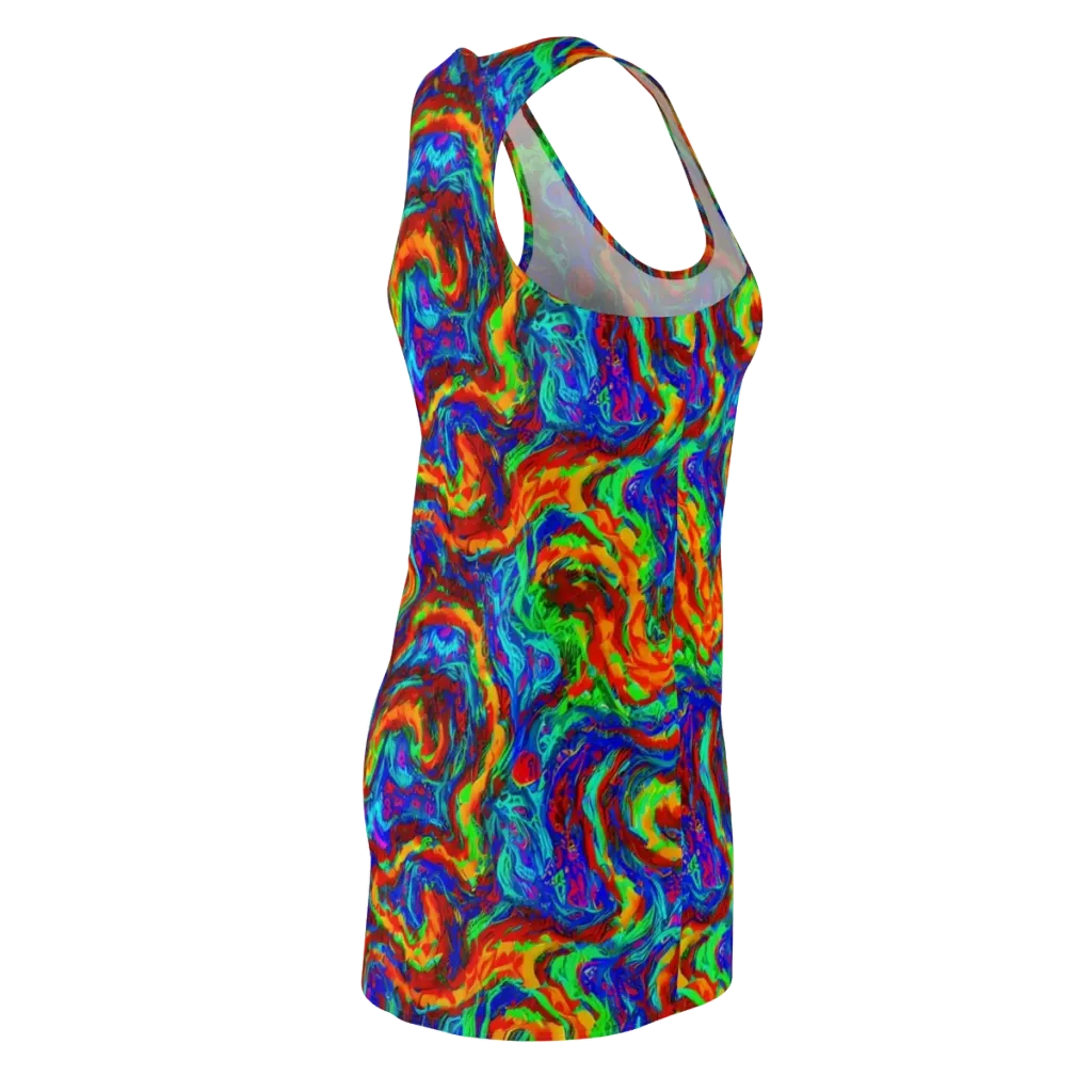 The Chromatic Rush on Racerback Dress — Back Side