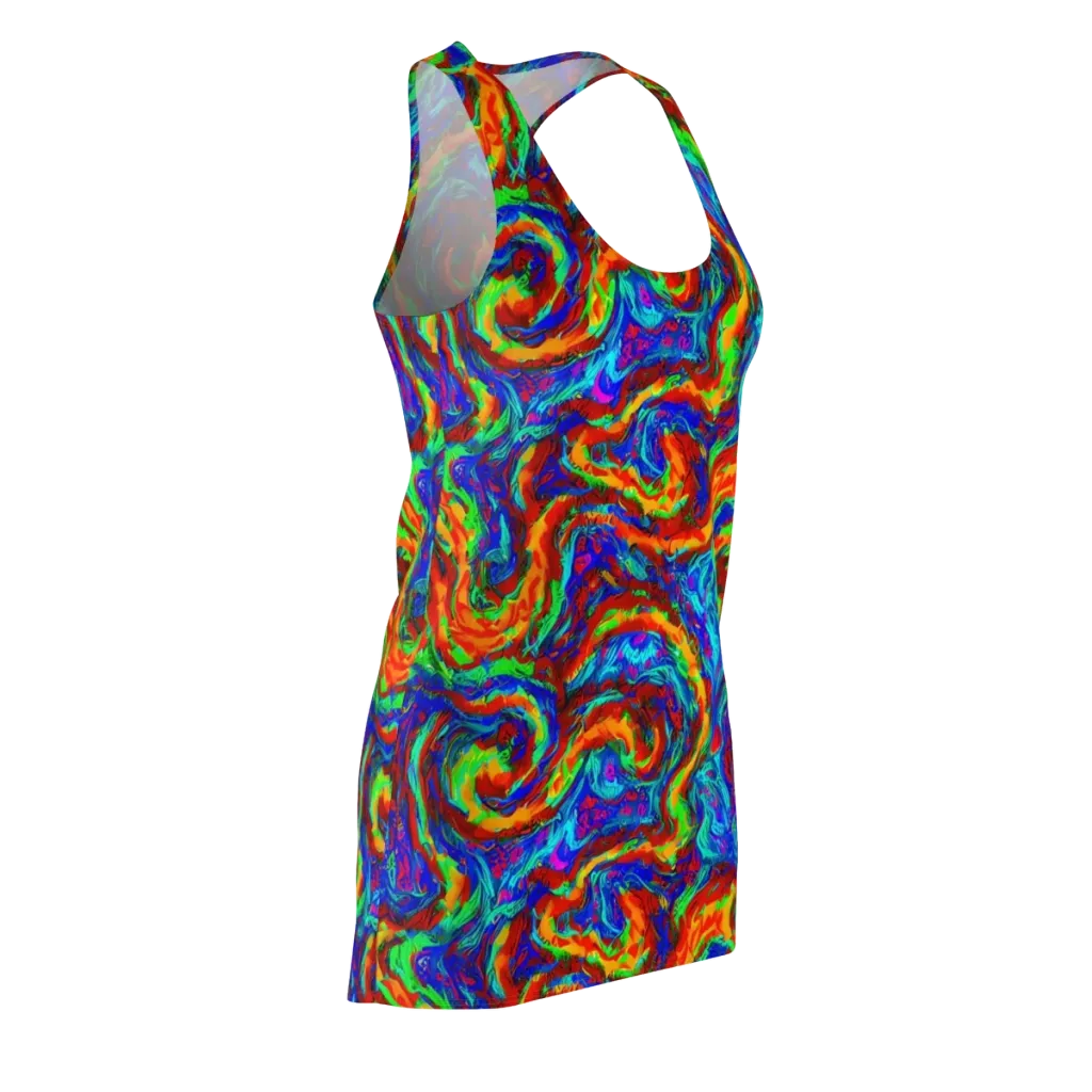 The Chromatic Rush on Racerback Dress — Front Side