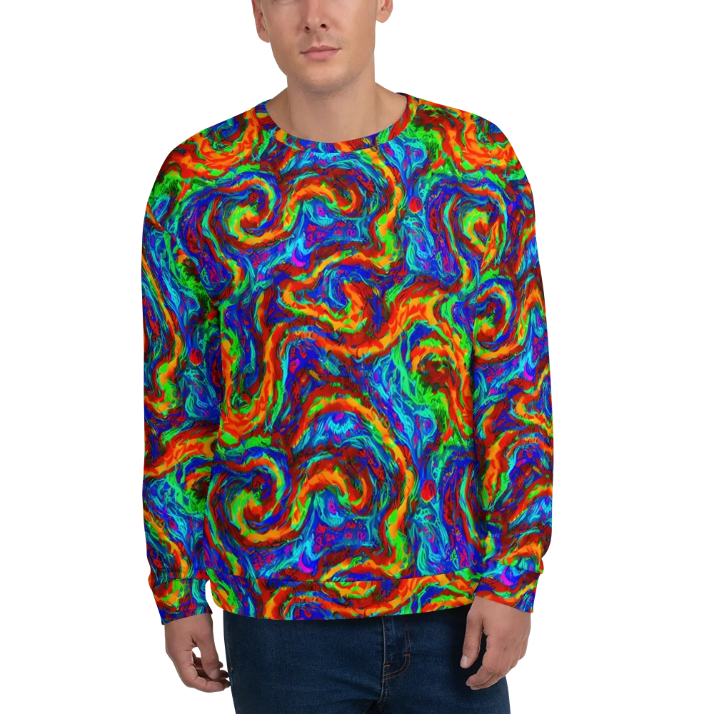 The Chromatic Rush on Sweatshirt — Front