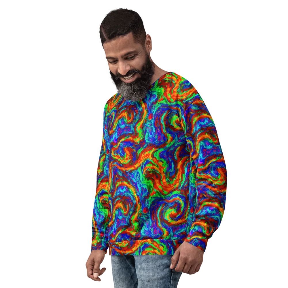 The Chromatic Rush on Sweatshirt — Left Front